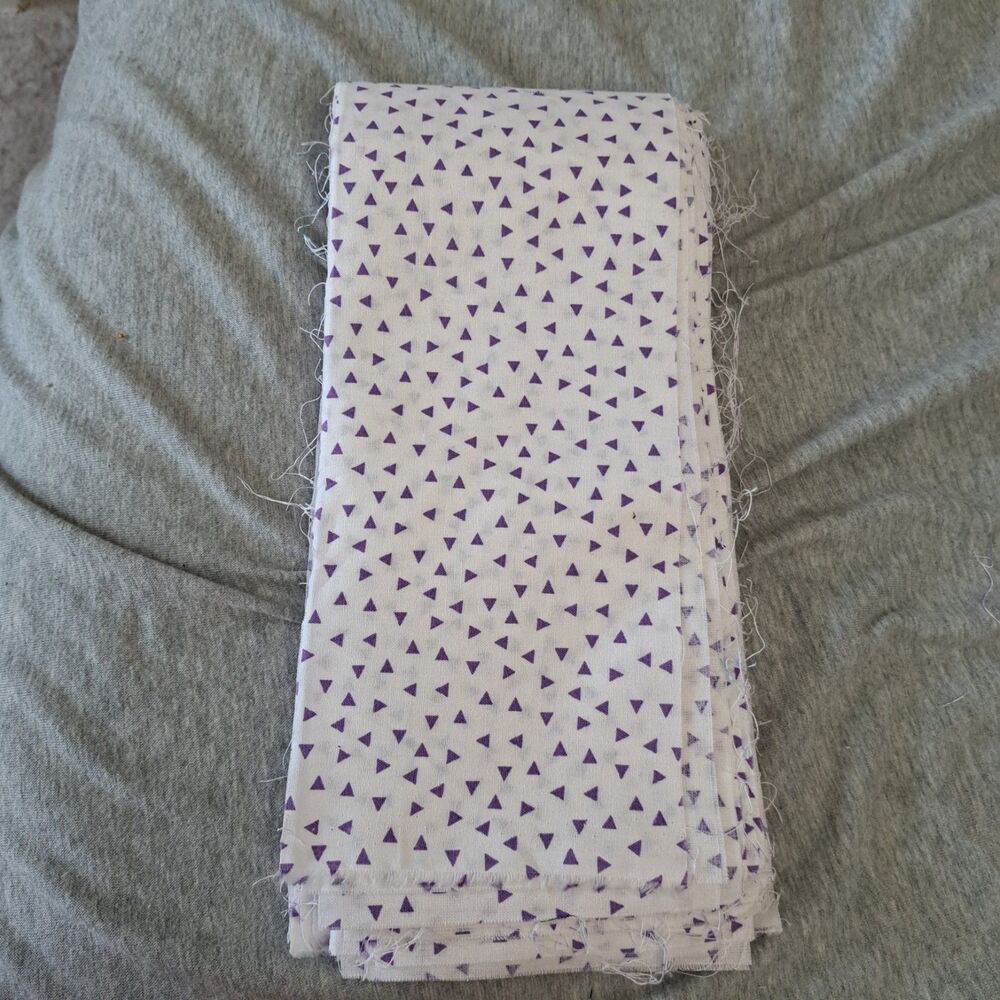28 Cotton Blend Fabric Strips Quilt Sewing approx: 22 x 4 1/2